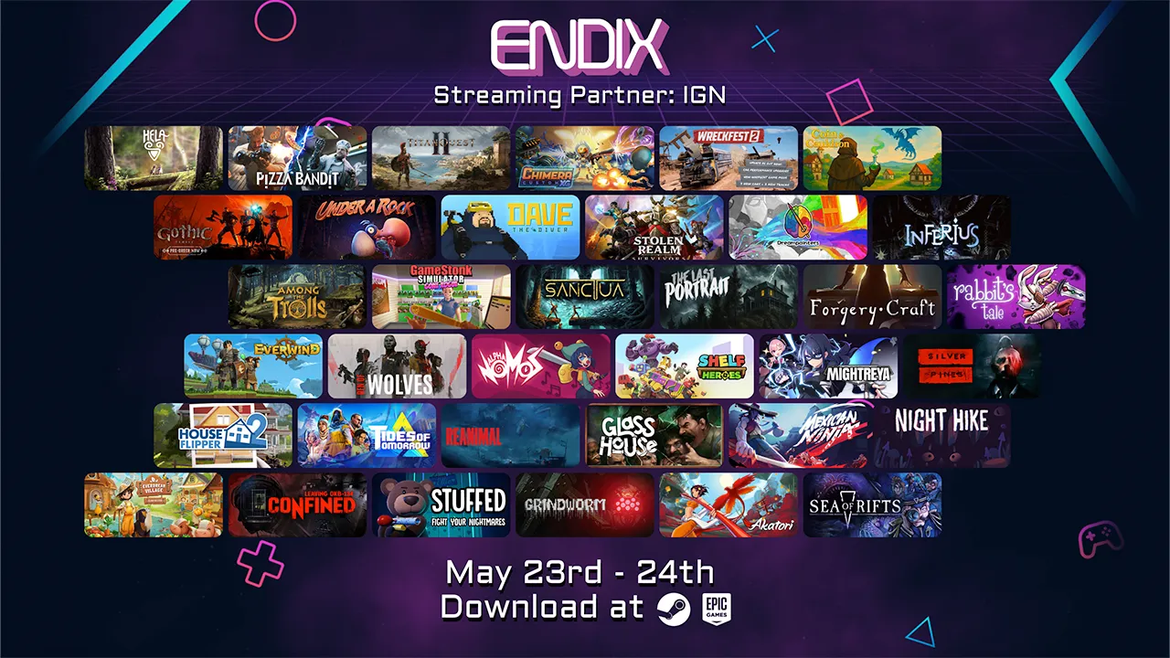 ENDIX — полностью бесплатная цифровая игровая выставка — уже открыта с играбельными демо, панелями и не только ENDIX — полностью бесплатная цифровая игровая выставка — уже открыта с играбельными демо, панелями и не только